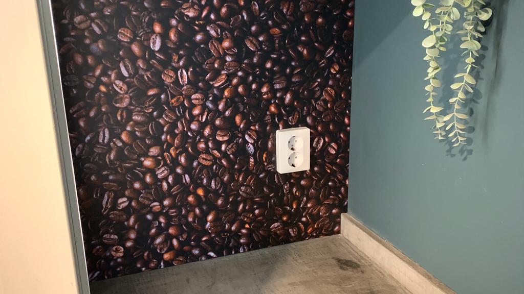 Keukenachterwand-coffeebeans