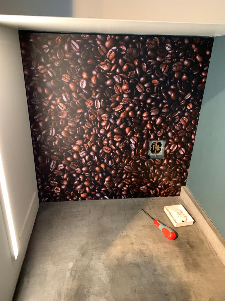 Keuken achterwand koffiebonen - Afbeelding 3