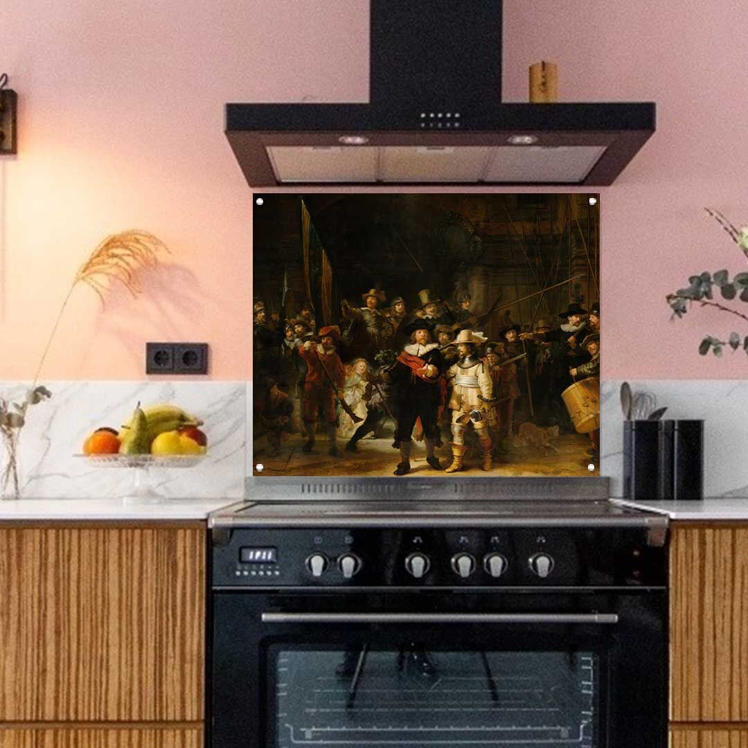 Spatwand Nachtwacht Rembrandt