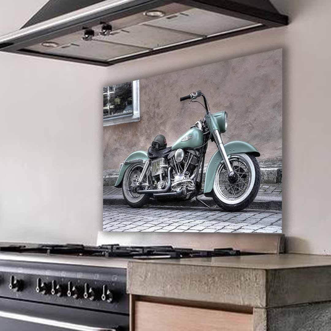 Backsplash vintage motor