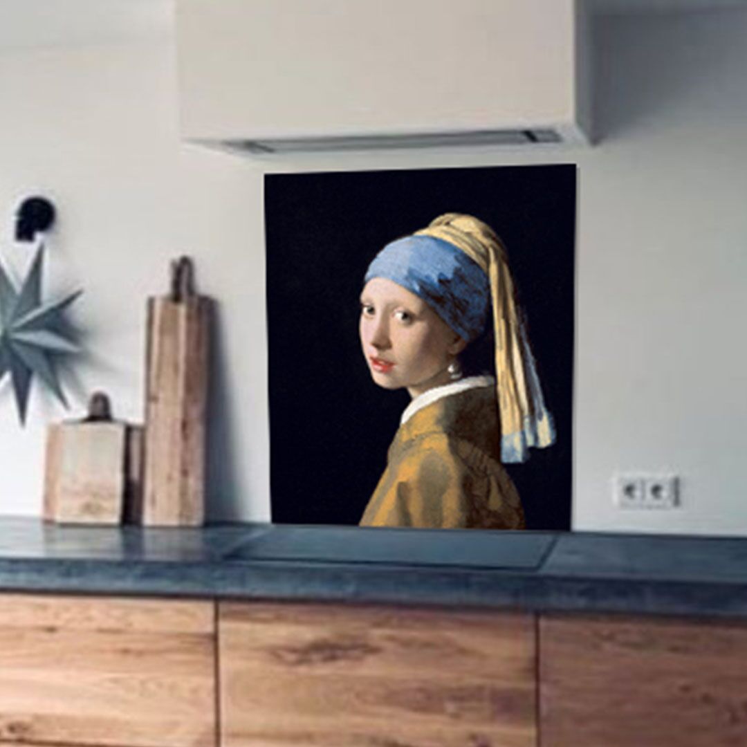 Spatplaat Meisje met de parel