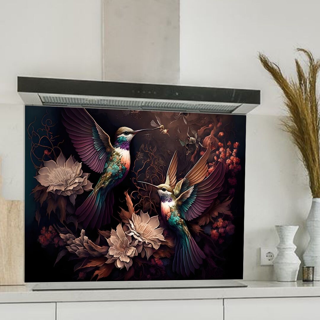 keuken_spatscherm_met_paradijsvogeltjes