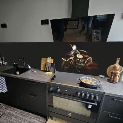 Spatscherm Keuken 120x80 Cm - Kookplaat Achterwand Ik Kook Niet Spreuken Koken Humor Quotes Aluminium Wanddecoratie Muurbeschermer Hittebestendig