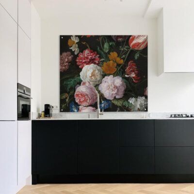 Stilleven met bloemen in een glazen vaas, Jan Davidsz. de Heem