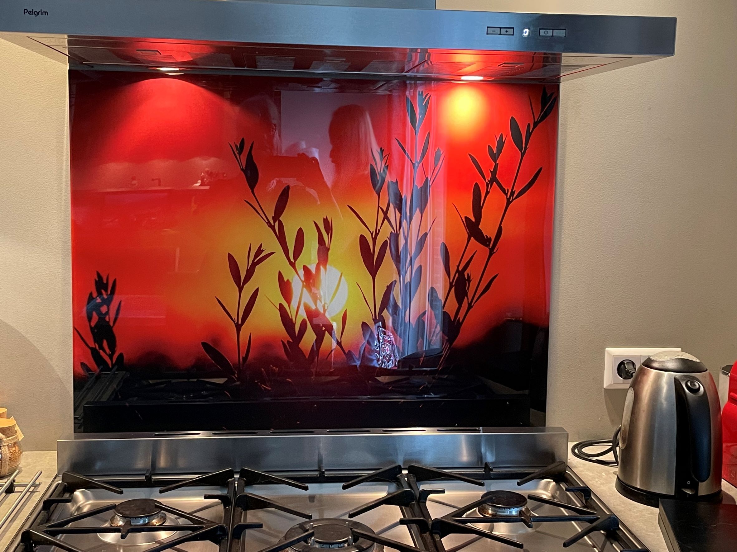 Keuken spatplaat met eigen foto