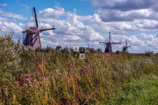 Kunstinjekeuken_keukenachterwand_spatscherm_nederlandse windmolens