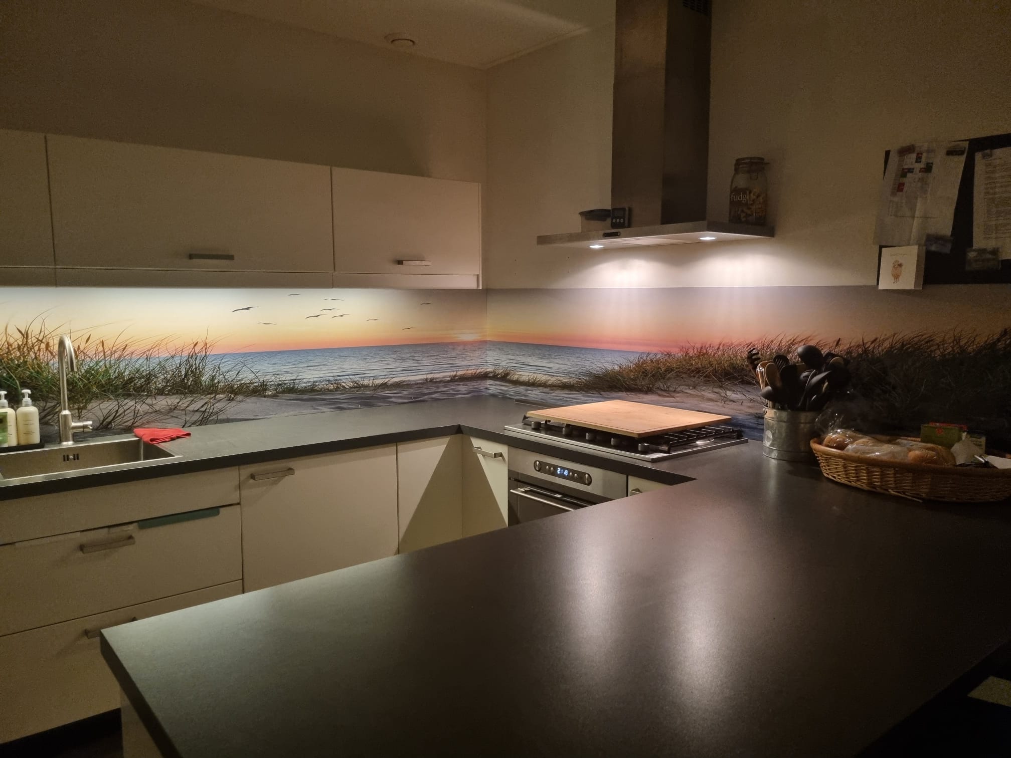 keuken_achterwand_zonsondergang_zee